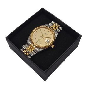 Birks Vintage Men’s Date Dress Watch 7" Wrist